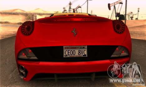 Ferrari California V3 pour GTA San Andreas