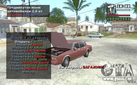 Extreme Car Control v.2.0 für GTA San Andreas