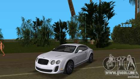 Bentley Continental Supersport pour GTA Vice City