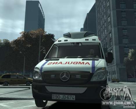 Mercedes-Benz Sprinter Azerbaijan Ambulance v0.1 für GTA 4
