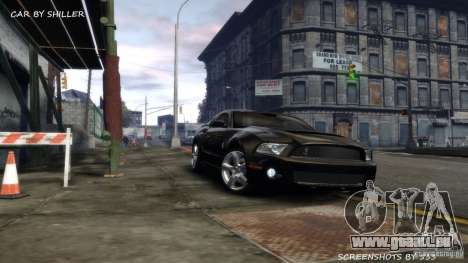 Ford Shelby Mustang GT500 2011 v2.0 pour GTA 4