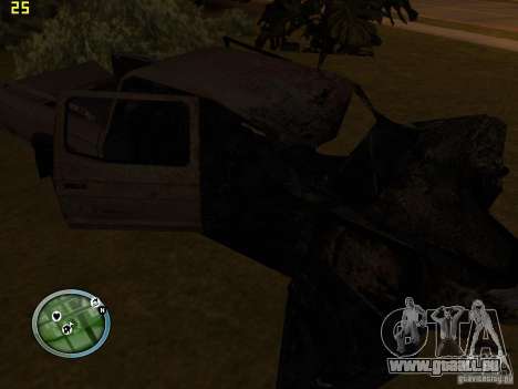 Voitures accidentées sur Grove Street pour GTA San Andreas