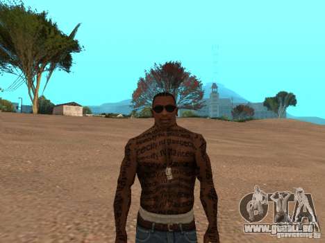 Tattoo Mod by shama123 für GTA San Andreas