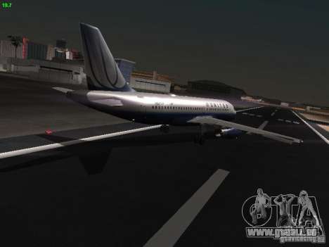 Airbus A319 United Airlines für GTA San Andreas