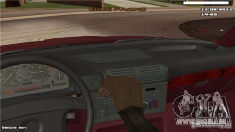 First-Person-Kamera im Auto für GTA San Andreas
