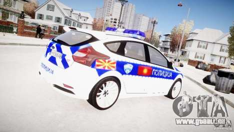 Ford Focus Macedonian Police pour GTA 4