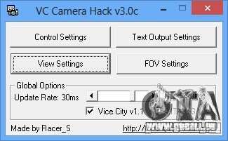 VC Camera Hack v3.0c für GTA Vice City
