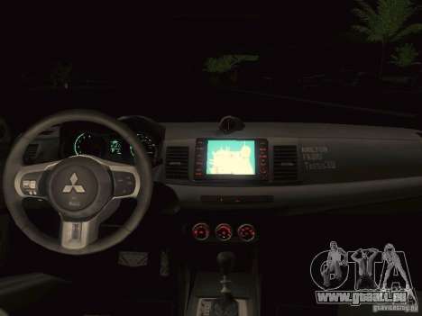 Mitsubishi  Lancer Evo X BMS Edition pour GTA San Andreas