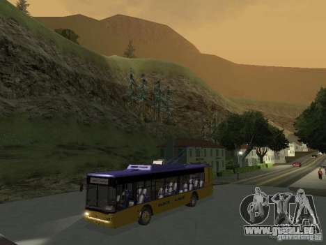 Trolleybus LAZ e-183 für GTA San Andreas
