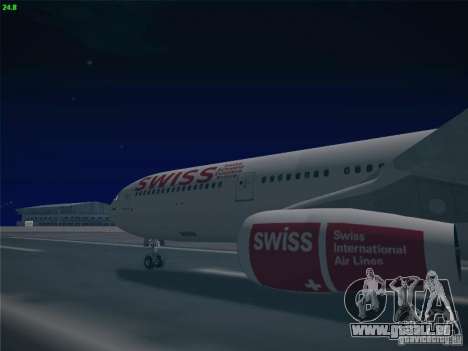 Airbus A340-300 Swiss International Airlines für GTA San Andreas
