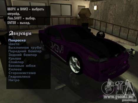 Ford Mustang Cobra R Tuneable für GTA San Andreas