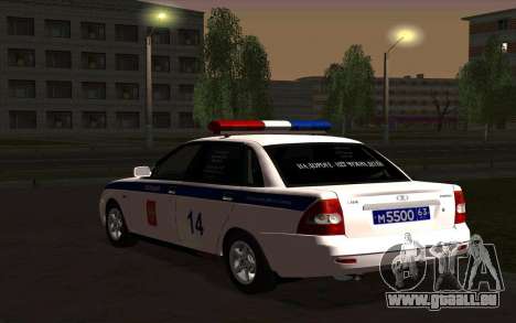 LADA 2170 Polizei für GTA San Andreas