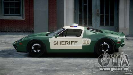 Ford GT1000 Hennessey Police 2006 [EPM][ELS] für GTA 4