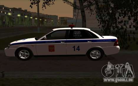 LADA 2170 Polizei für GTA San Andreas