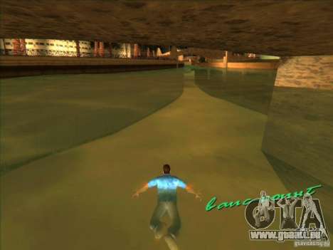 Natation avec la nouvelle animation pour GTA Vice City