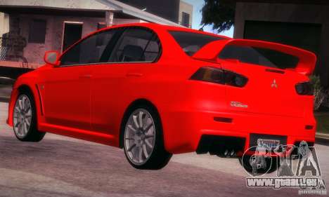 Mitsubishi Lancer Evolution X für GTA San Andreas