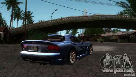 Dodge Viper SRT10 Stock pour GTA San Andreas