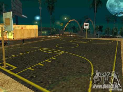 New basketball court pour GTA San Andreas