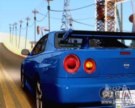Nissan Skyline R34 pour GTA San Andreas
