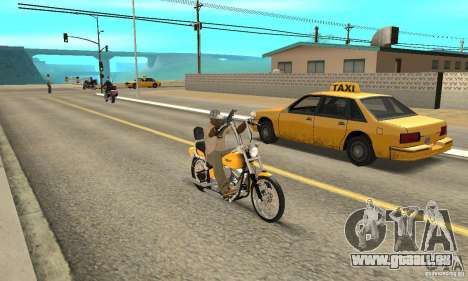 Harley Davidson softail Skin 1 pour GTA San Andreas