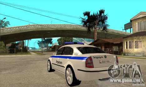 Skoda SuperB GEO Police pour GTA San Andreas