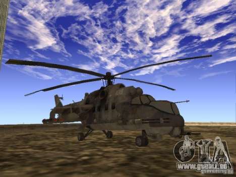 Mil Mi-24 von COD MW 2 für GTA San Andreas