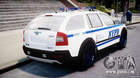 Skoda Octavia Scout NYPD [ELS] pour GTA 4