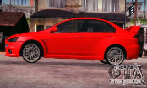 Mitsubishi Lancer Evolution X für GTA San Andreas