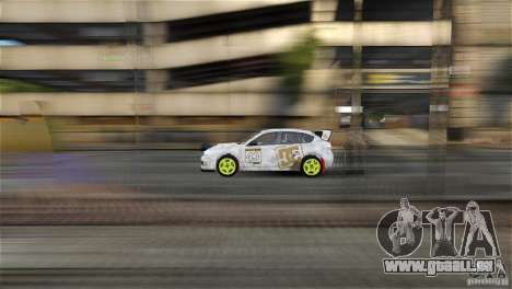 Subaru Impreza WRX STI Rallycross DC Gold Vinyl für GTA 4