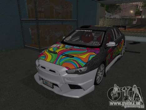 Mitsubishi Evolution X Stock-Tunable für GTA San Andreas