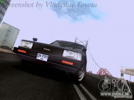 Toyota Corolla TE71 Coupe pour GTA San Andreas