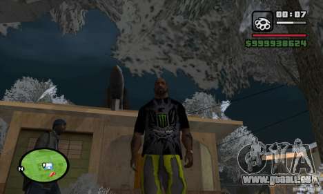 Monster energy suit pack für GTA San Andreas