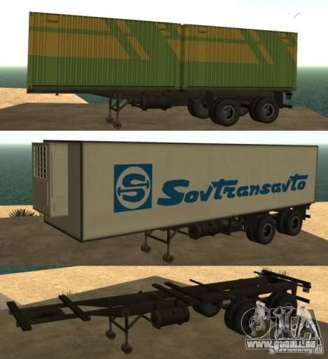 Porte-conteneurs + Sovtransavto pour GTA San Andreas