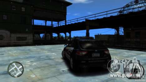 Subaru Impreza WRX STI Police pour GTA 4