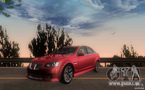 Pontiac G8 GXP 2009 für GTA San Andreas