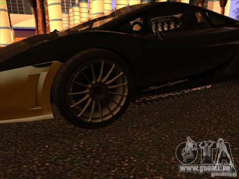 Lamborghini Gallardo Underground Racing für GTA San Andreas