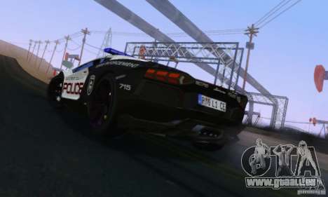 Lamborghini Aventador LP700-4 Police für GTA San Andreas