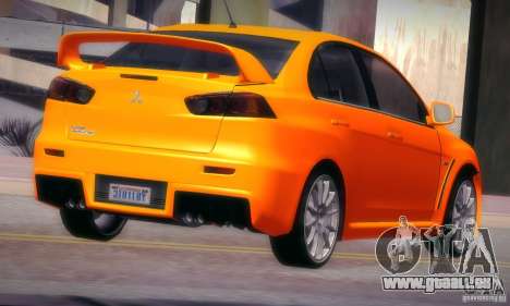 Mitsubishi Lancer Evolution X für GTA San Andreas