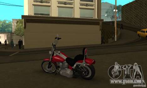 Harley Davidson softail Skin 1 pour GTA San Andreas