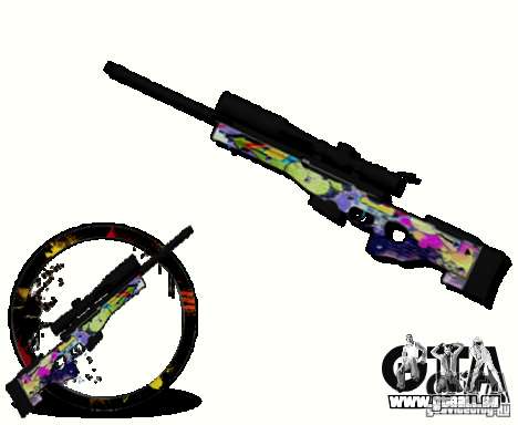 Sniper Grafite pour GTA San Andreas