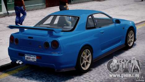 Nissan Skyline GT-R 34 V-Spec für GTA 4