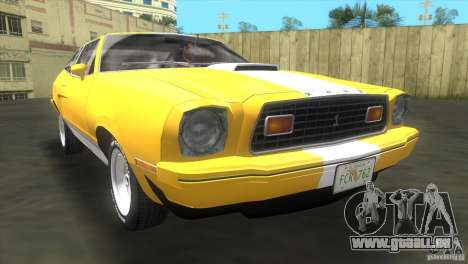 Ford Mustang Cobra 1976 pour GTA Vice City