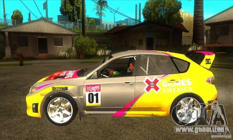 Subaru Impreza WRX STi X GAMES America von DIRT  für GTA San Andreas