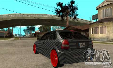 Honda Civic Carbon Latvian Skin für GTA San Andreas