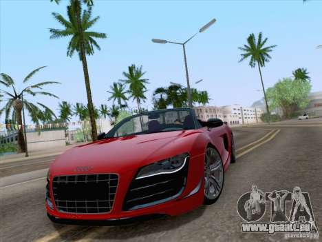 Audi R8 GT Spyder für GTA San Andreas