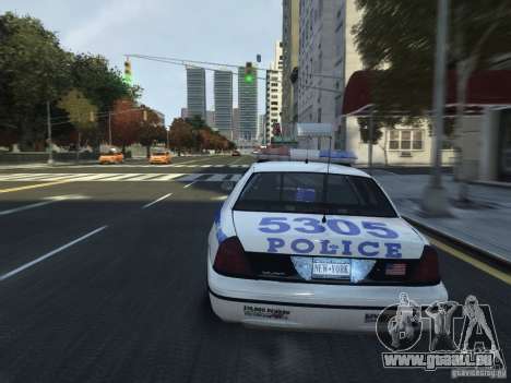 Ford Crown Victoria NYPD 2012 pour GTA 4