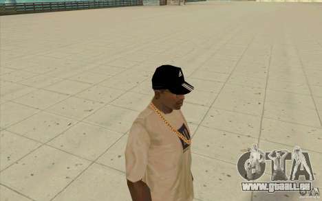 Adidas Baseball Cap-schwarz für GTA San Andreas