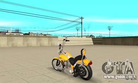 Harley Davidson softail Skin 1 pour GTA San Andreas