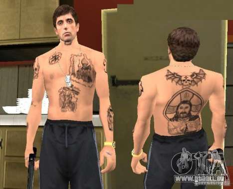 Tatouages Blatnye pour GTA San Andreas