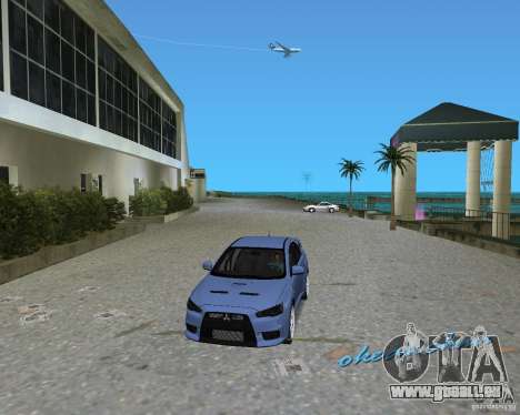 Mitsubishi Lancer Evo X pour GTA Vice City